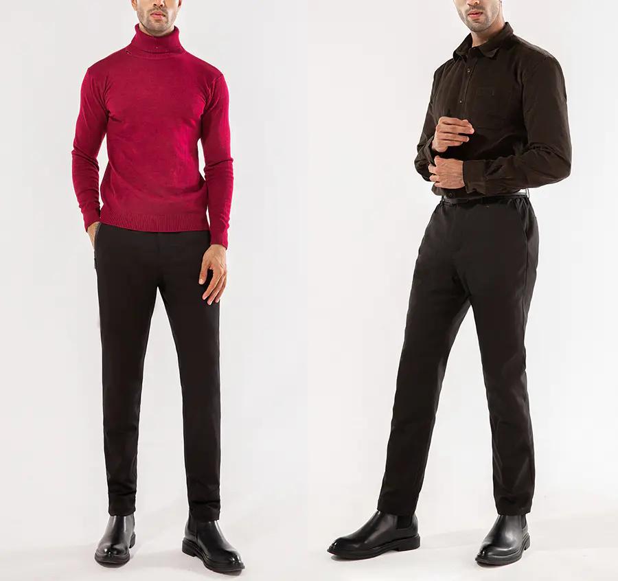 羽绒裤怎样穿才好看,蓬松羽绒裤