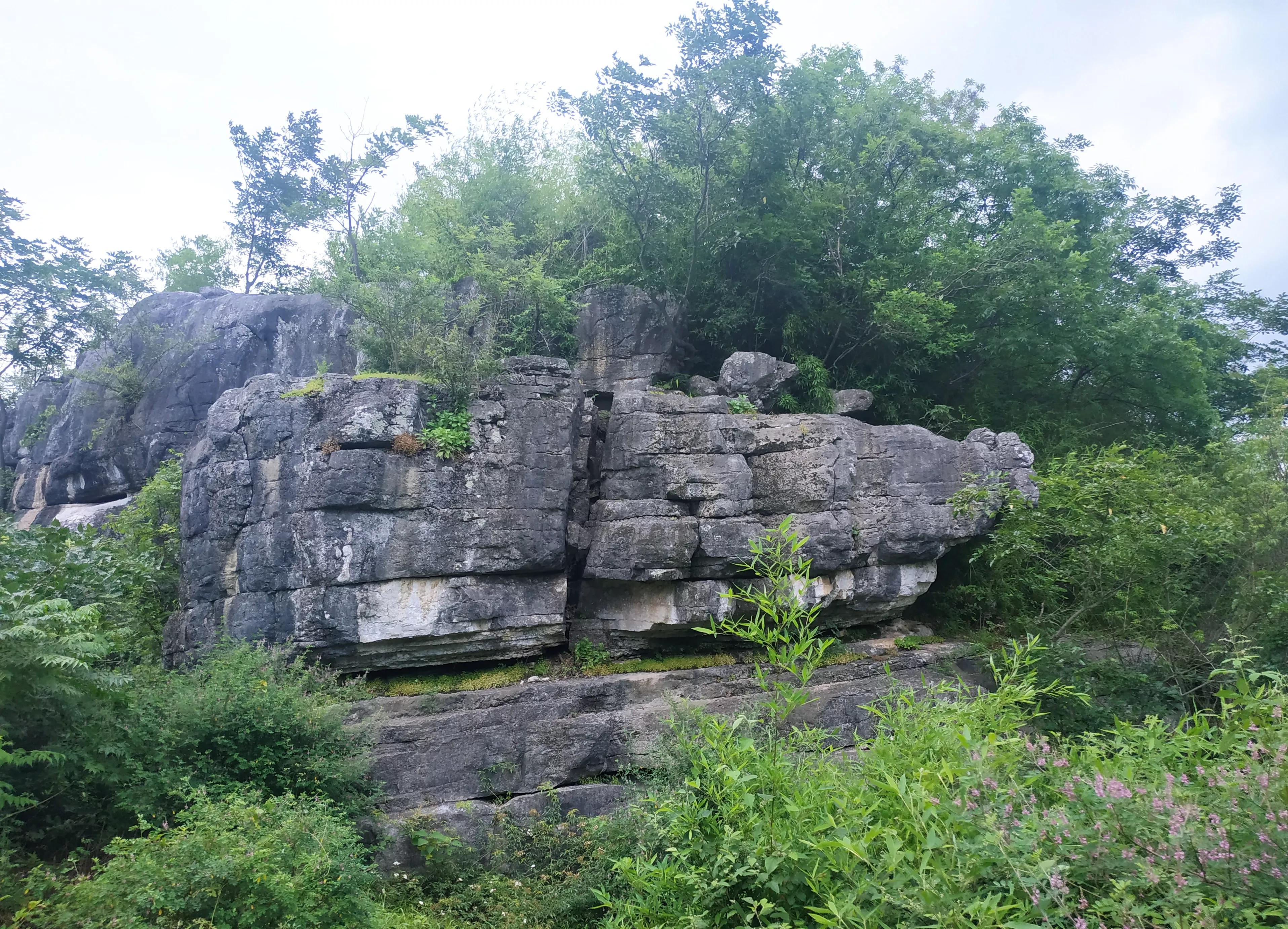新田航拍全景视频,永州白米寨