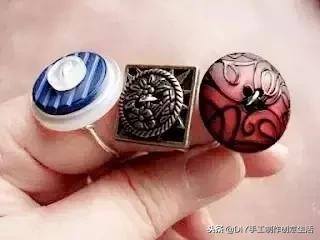 纽扣旧物改造篮子,旧物改造牛仔布做钥匙扣