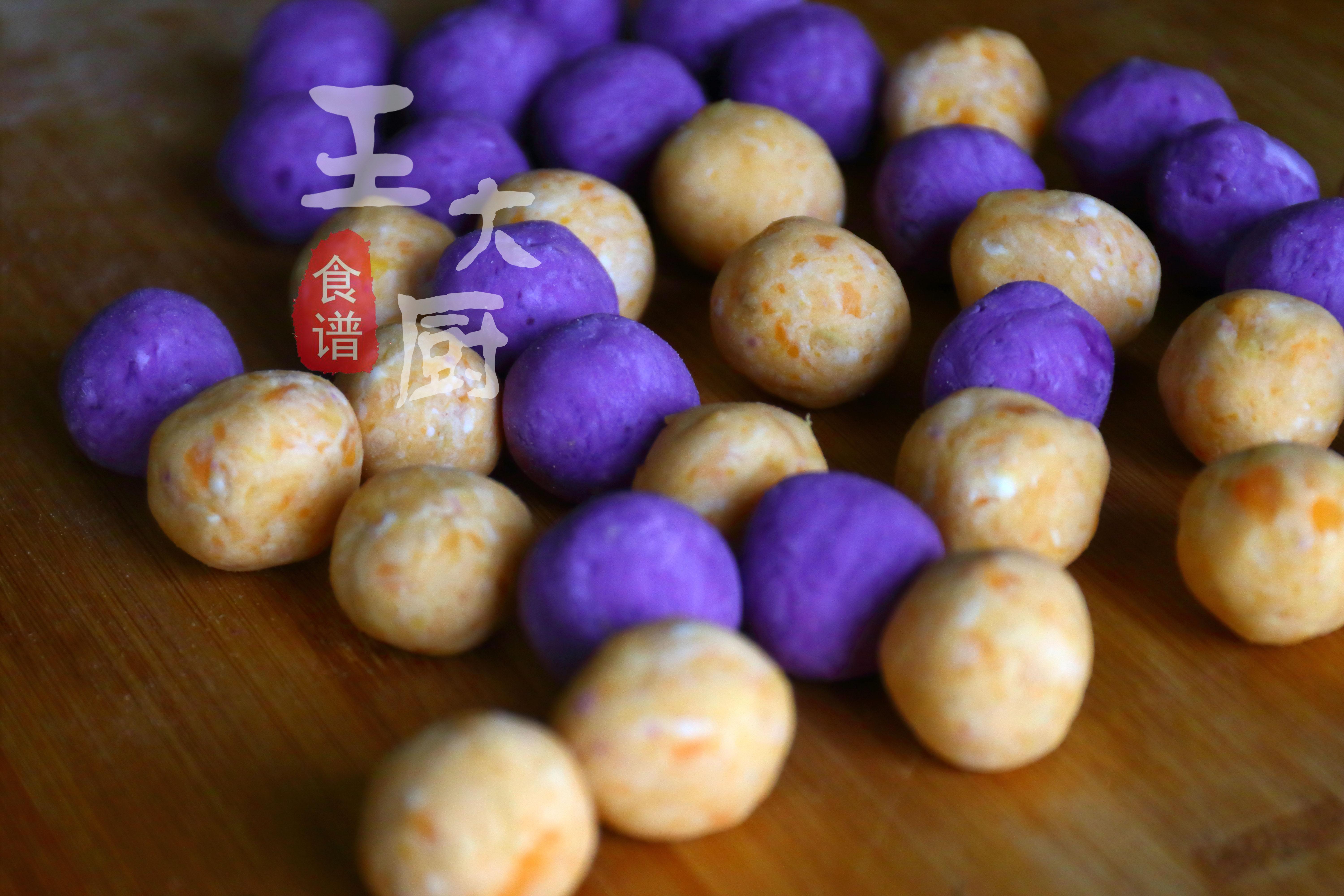 冬天的甜品，就像夏天的冷饮一样让人喜欢，紫薯芋圆小食，快试试