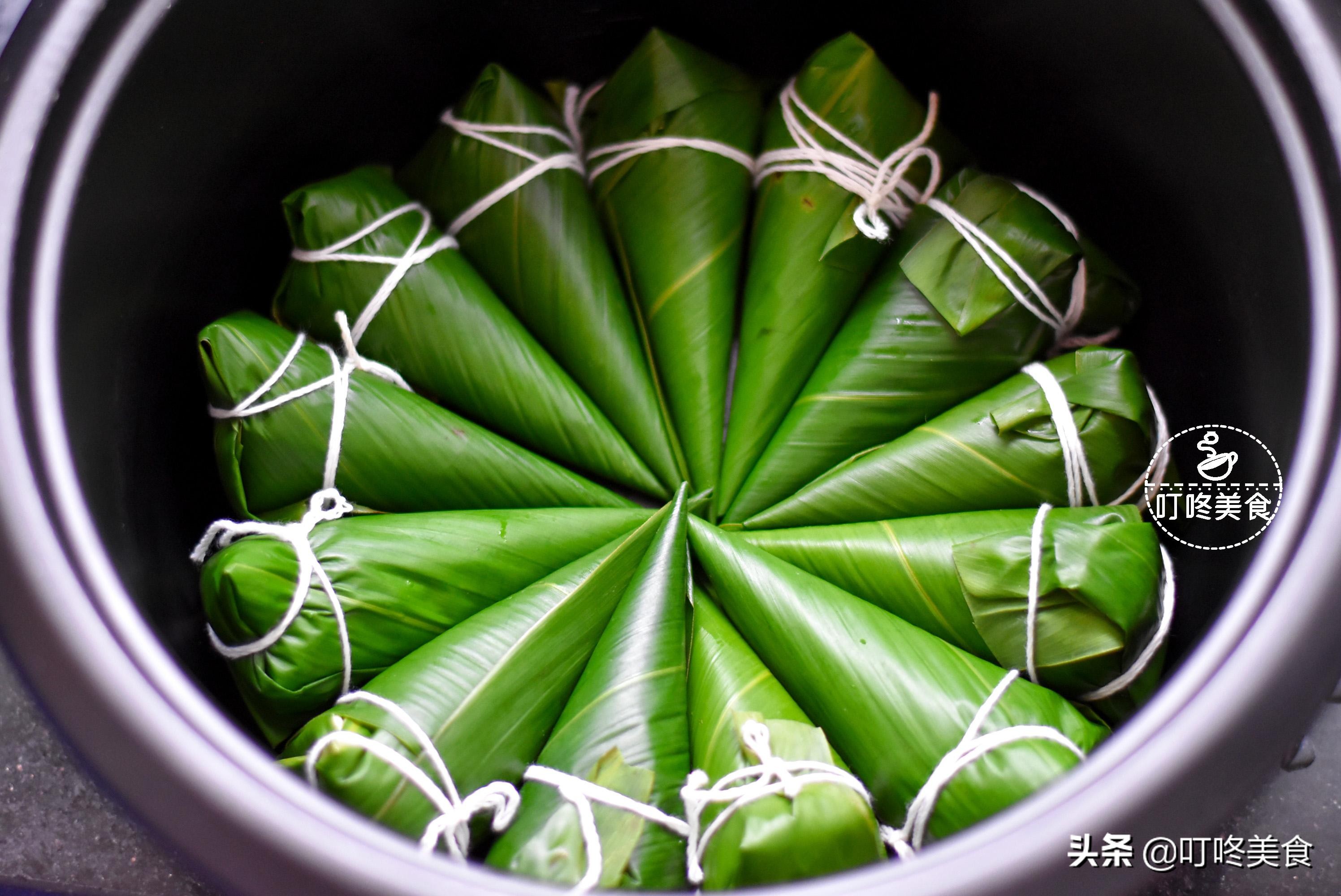 碱水粽慢教程,小碱水粽怎么包