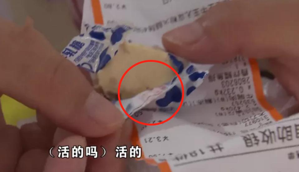 牛轧糖里面的虫子,牛轧糖里的黄色虫子