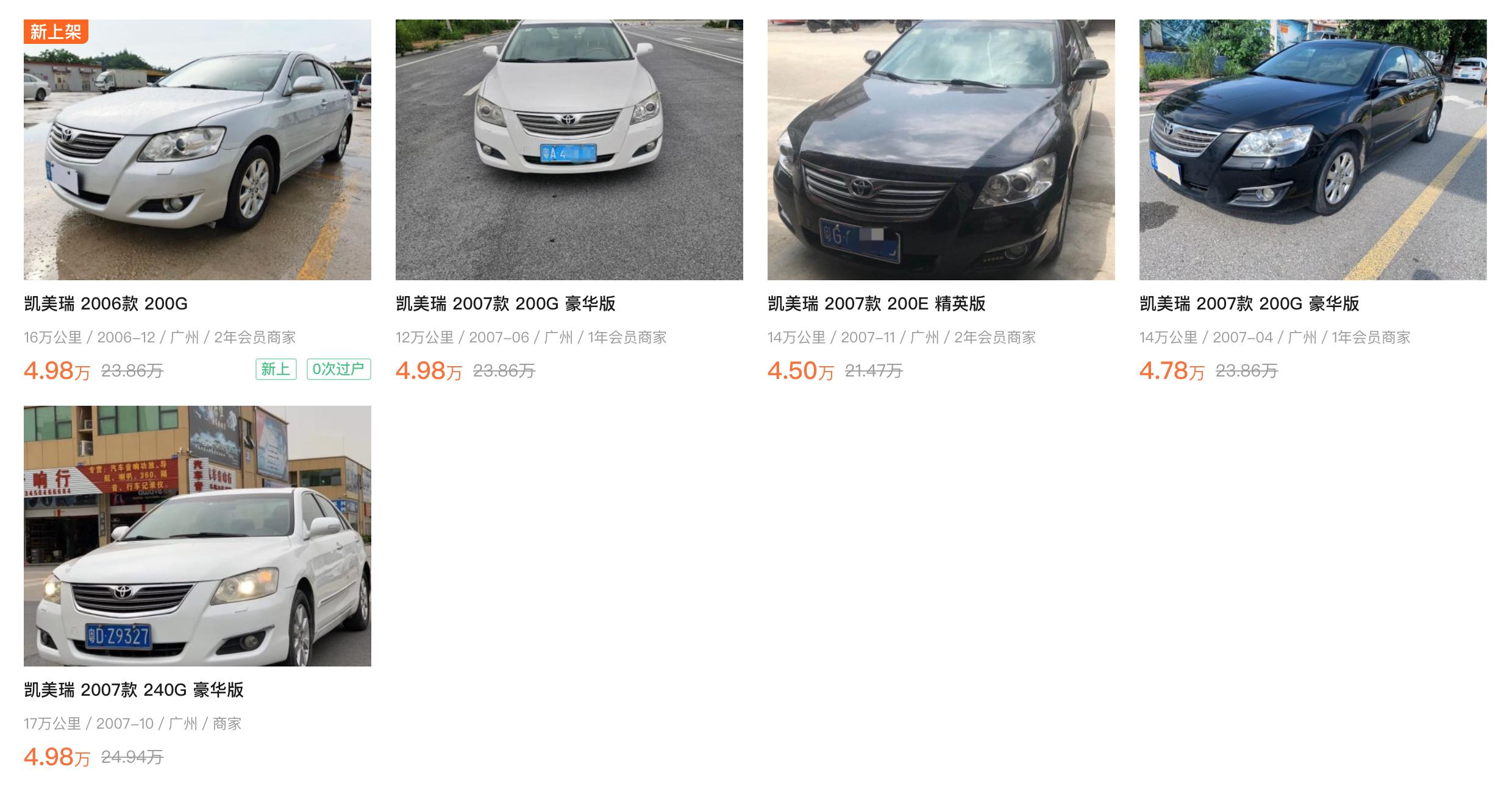 凯美瑞雅阁天籁二手车买哪个,二手车买凯美瑞还是天籁