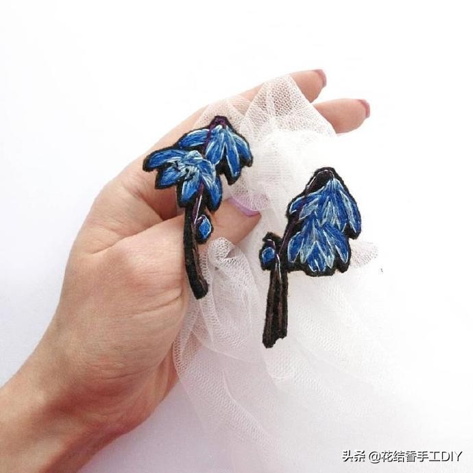 怎么学刺绣教程简单易学,刺绣技巧叶子的刺绣针法
