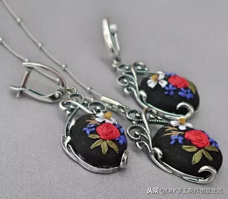 如何绣项链,手工项链绣法