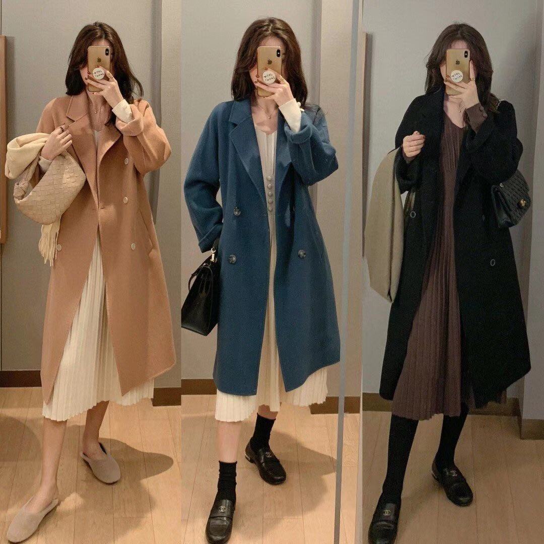 很有冬日韩系穿搭韵味,简约耐看的韩系秋冬穿搭范本