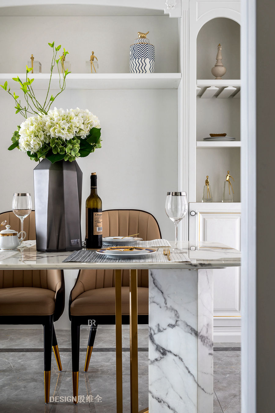 轻奢精致装修设计案例分析,金茂珑悦装修