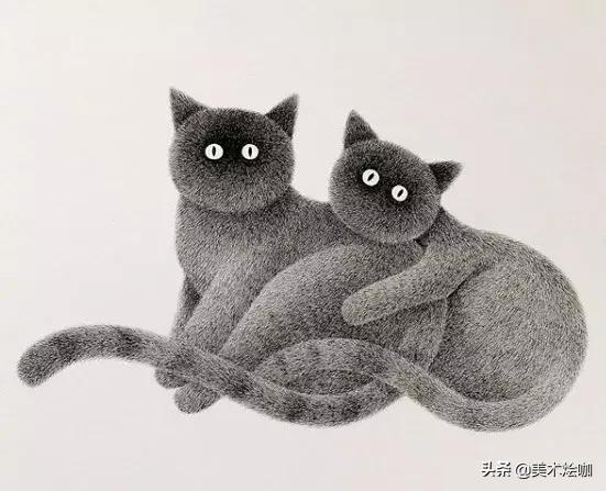 他用一支5块钱的针管笔“撸猫”，17万网友直呼：这猫要活了