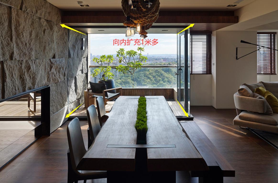 阳台变阳光房合理利用每一处空间,阳台防腐木阳光房