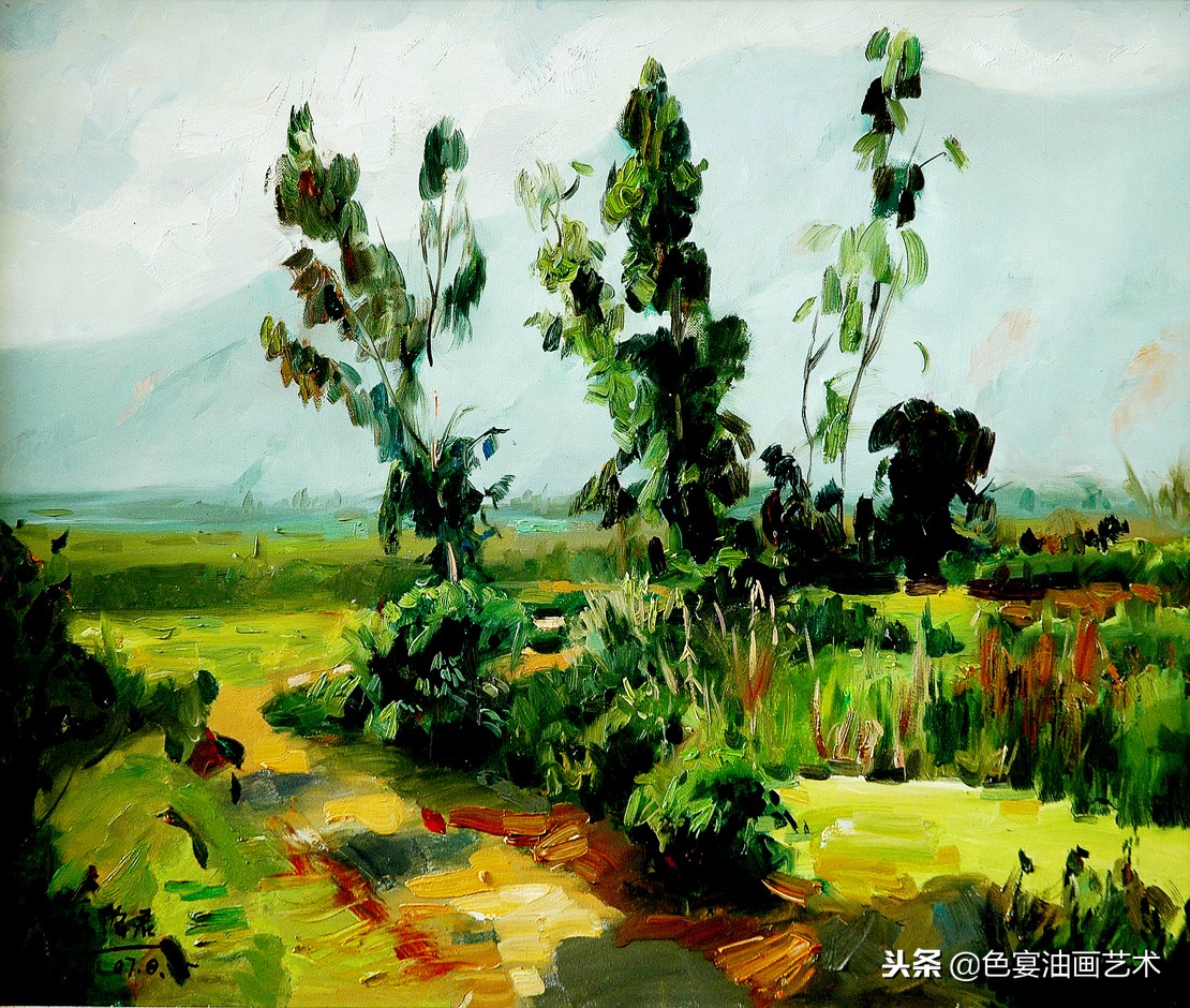 俄罗斯油画大师风景油画教程视频,油画大师油画风景创作教学视频