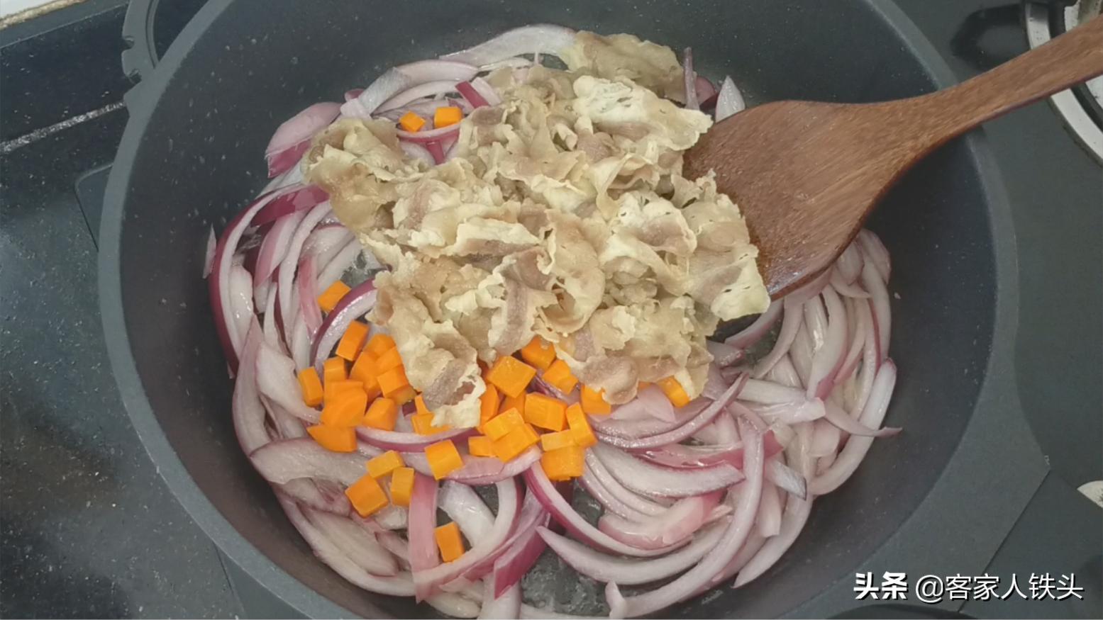 素菜盖浇饭家庭版,农家盖浇饭