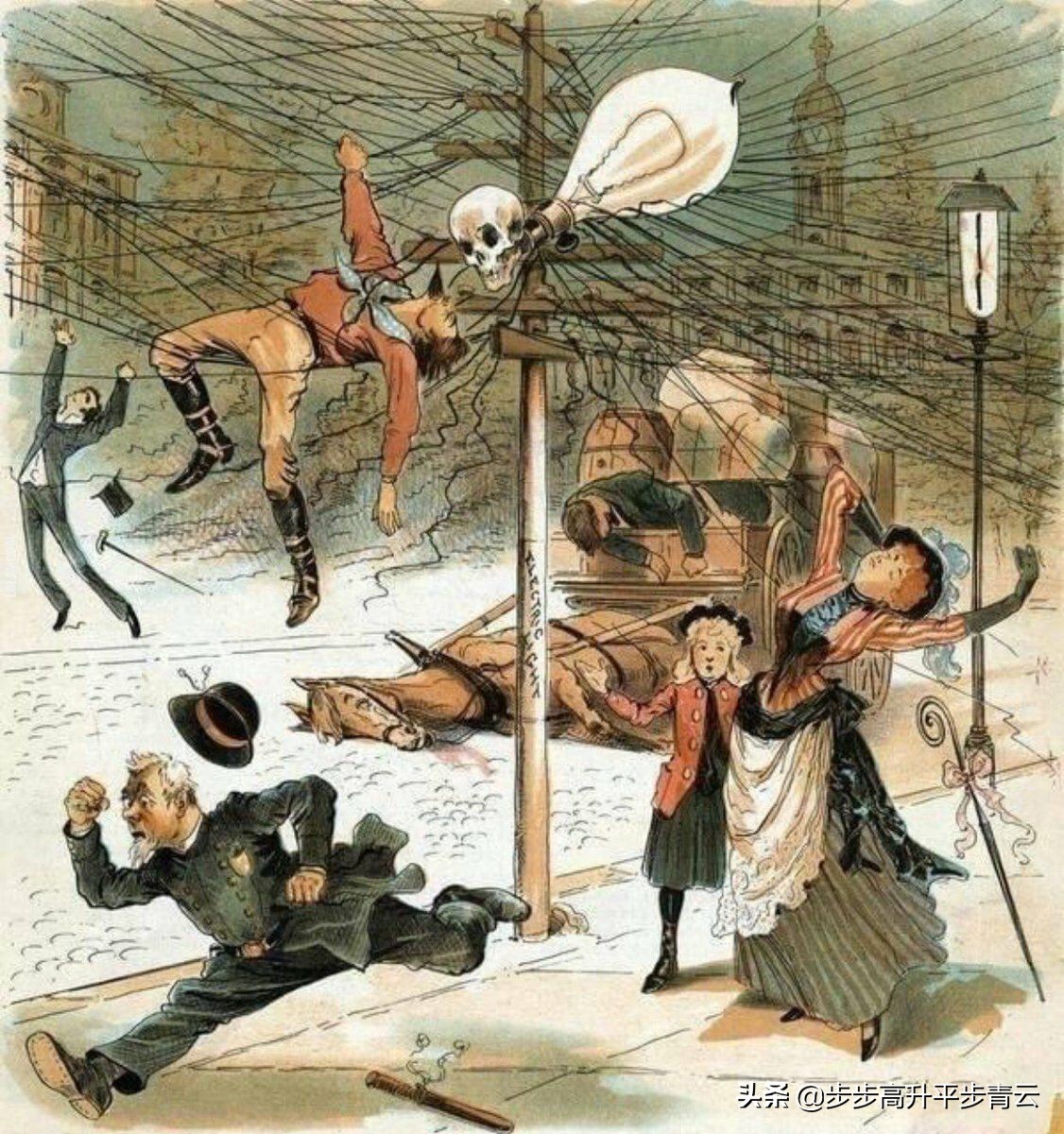 照片中的记忆-1885年，加利福尼亚州，一家华人肉店和杂货店