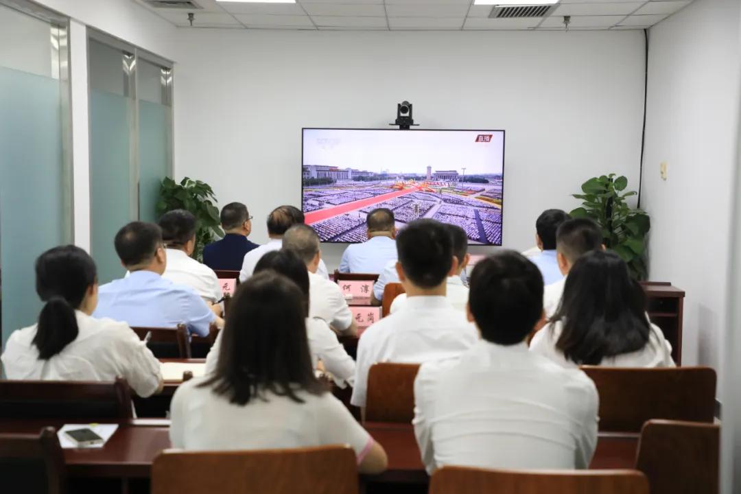 杨凌示范区组织收听收看庆祝中国*产党共**成立100周年大会实况转播