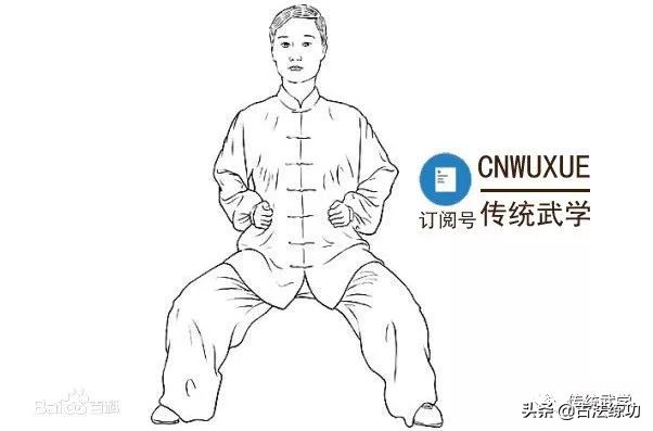 马步站桩功教学视频,太极马步站桩