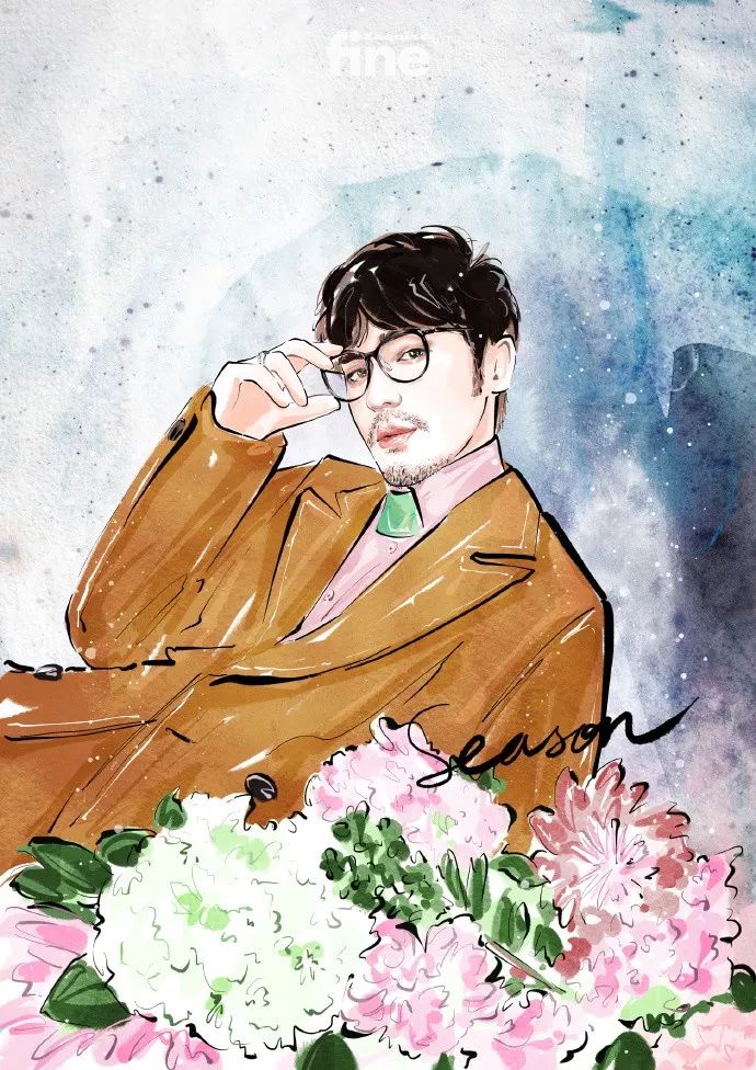 精美水墨插画,那些浪漫的水墨画插画