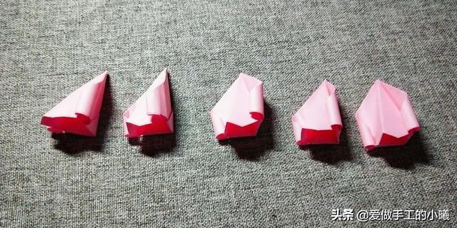 立体花怎么折简单又漂亮,手工折花最简单的五瓣花
