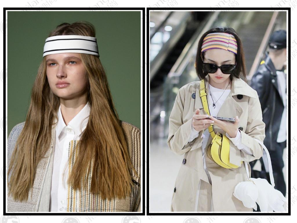 欧阳娜娜、宋妍霏都在戴的宽发带，简直是秃头女孩的救星