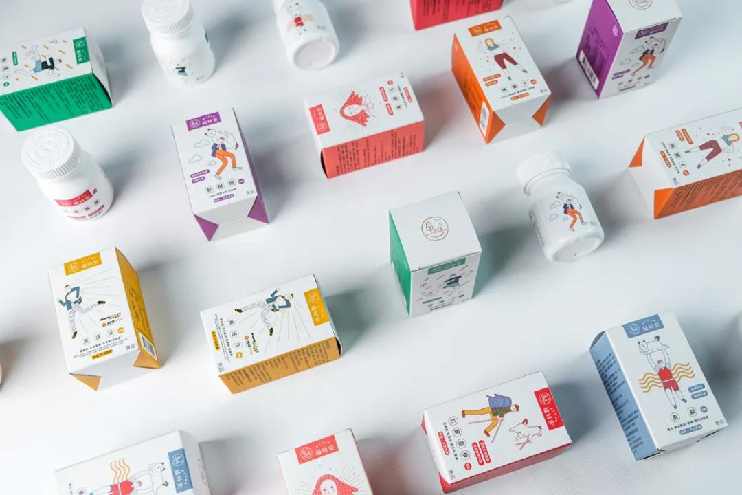 养生保健套盒设计,保健品延缓衰老的包装设计