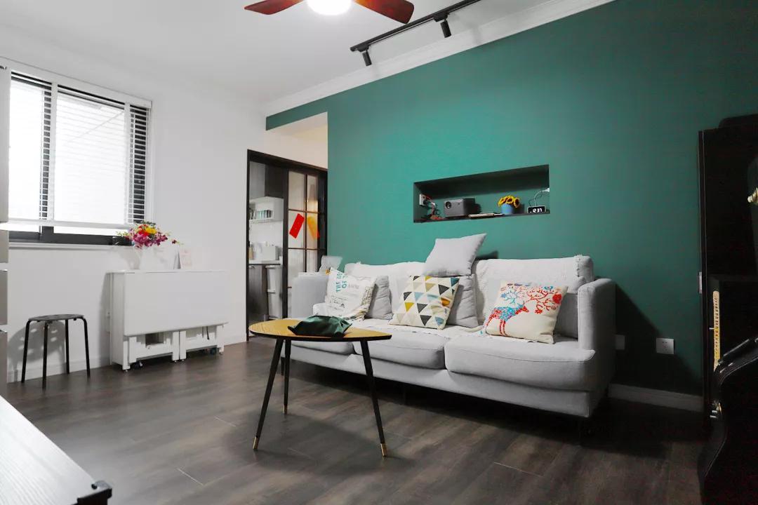 61平北欧风格小户型,60平小户型深色