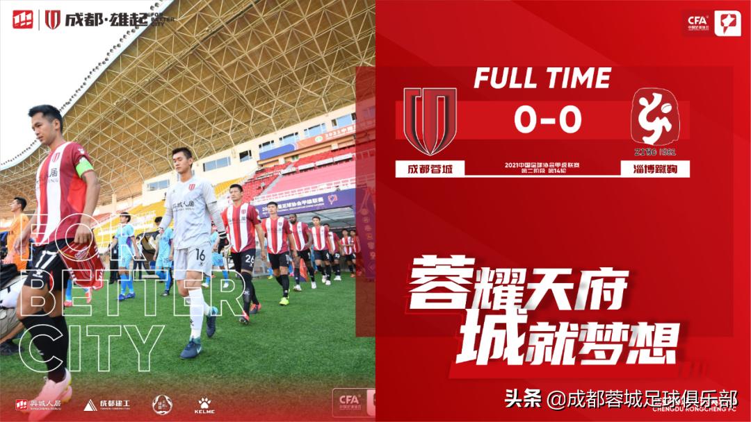 战报|控制全场难破铁桶阵，成都蓉城0-0憾平淄博