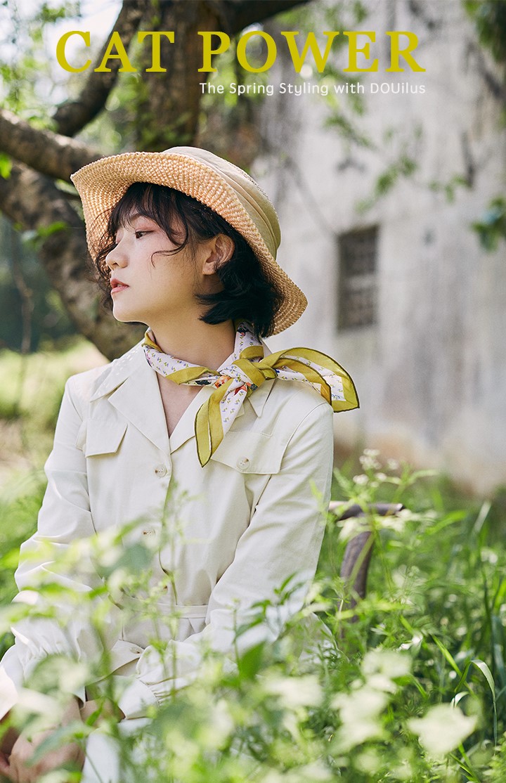 围巾点睛之作,围巾丝巾洋气