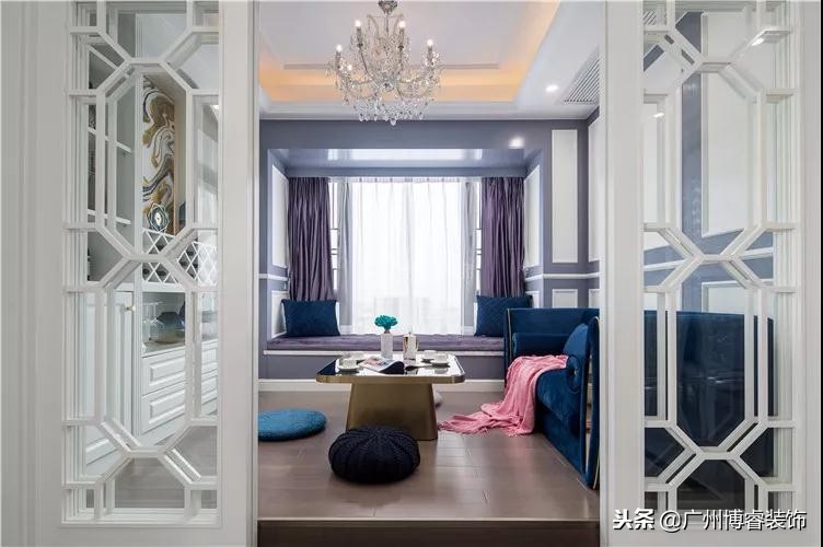 轻奢简欧复式风格装修效果图,220平意式轻奢装修