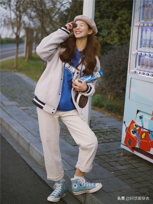 颗粒绒外套穿什么内搭,秋冬款颗粒绒外套怎么搭配