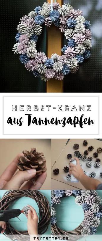 关于神奇的大自然的手工制作,100种松塔手工制作欣赏