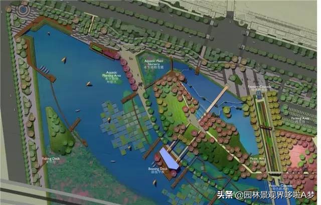 100张水景设计图,景观设计元素整理图