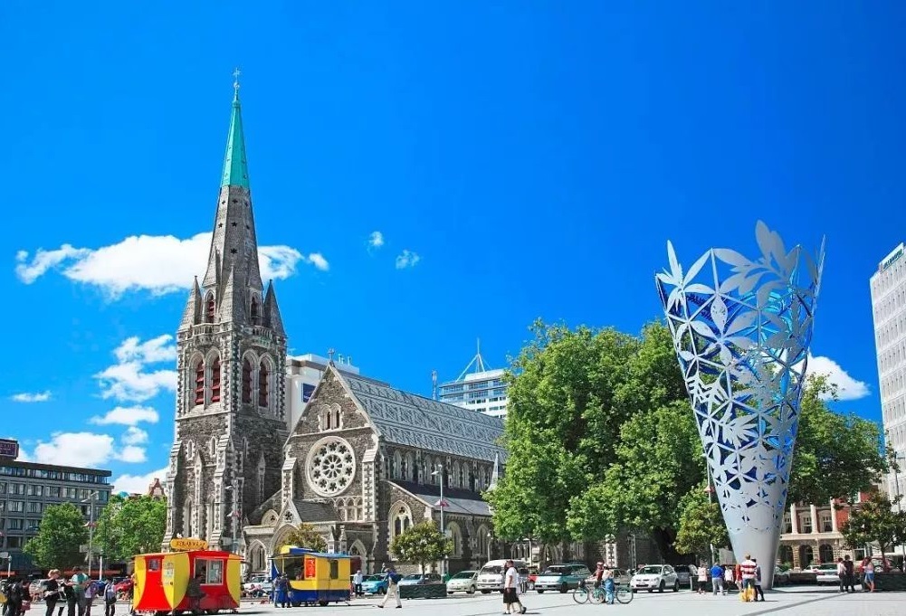 新西兰南岛第一大城市基督城,花园城市奥克兰