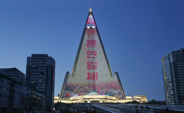 朝鲜摩天大楼,朝鲜高楼的视频