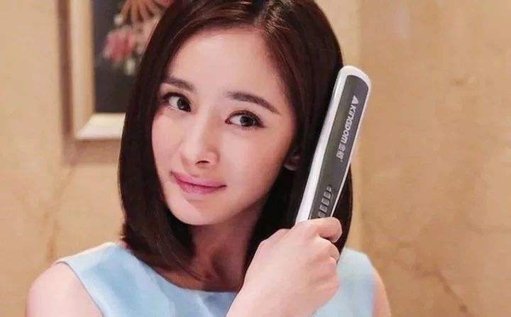 杨幂懒人直发梳,杨幂金稻直卷发梳用法