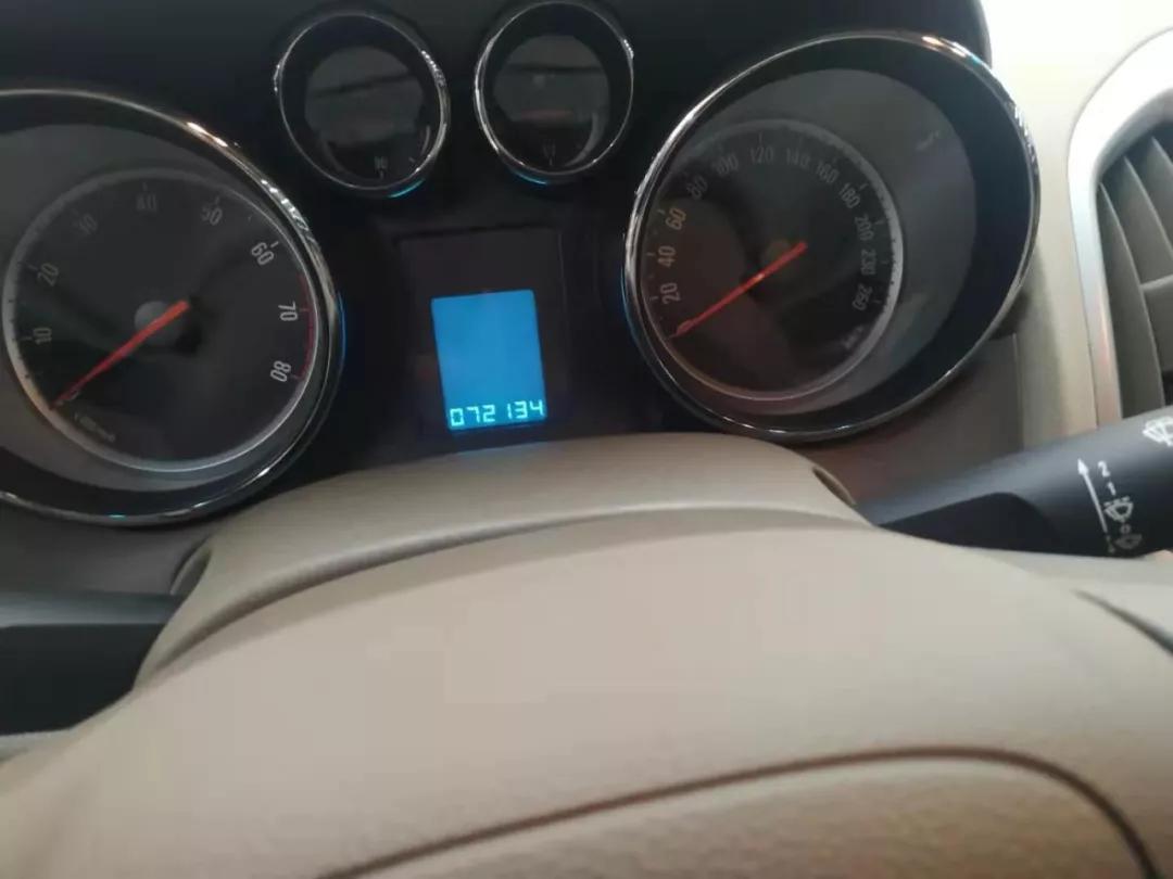 渭南刚收的别克英朗，隔天又被渭南读者提回家了