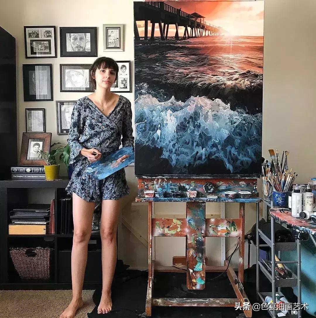 用最简单的画笔，画出绝美的大海