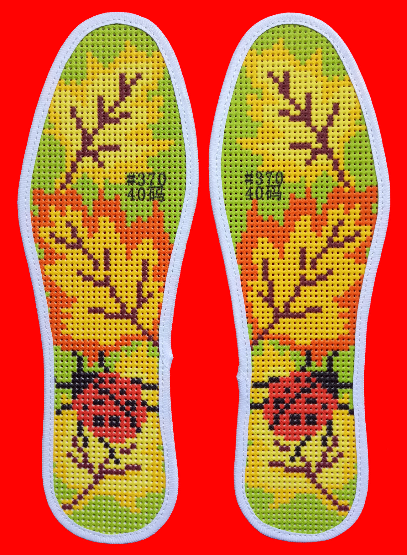 绣花鞋垫——客观物象的表现