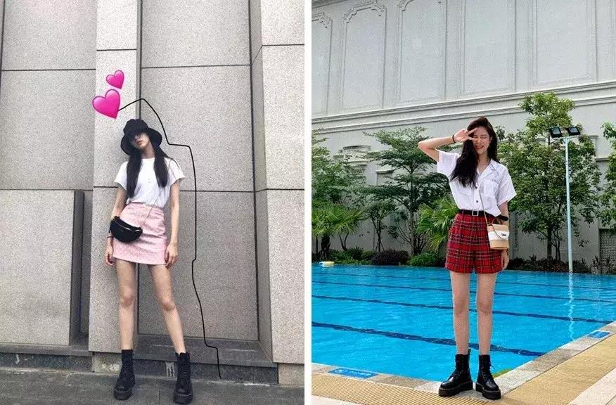 女生买马丁靴,卖女士马丁靴的