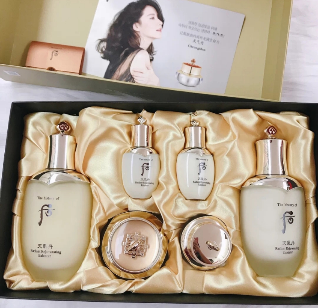 韩国化妆品whoo拱辰享套盒,韩国拱辰享whoo后素颜霜价格