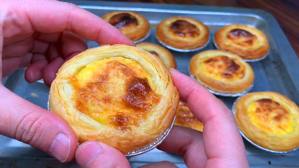 蛋挞皮做蛋挞最简单的做法,超简易自制蛋挞皮的做法大全
