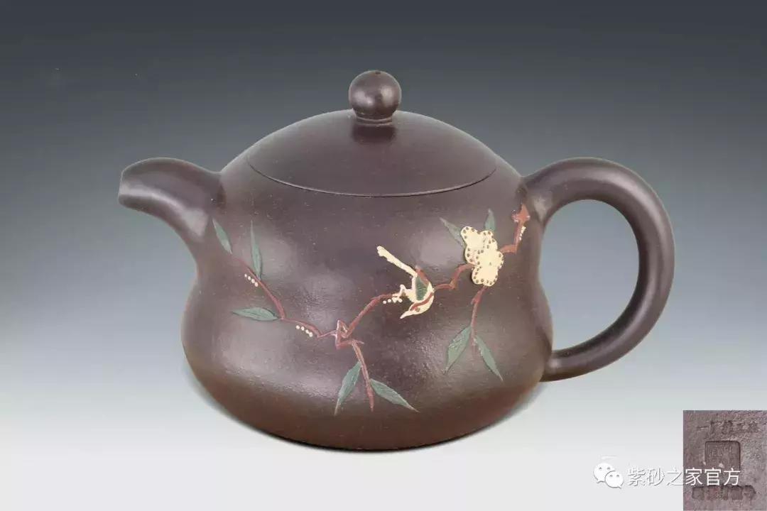 重器官窑瓷器图片大全,古董名家竹形紫砂名壶欣赏