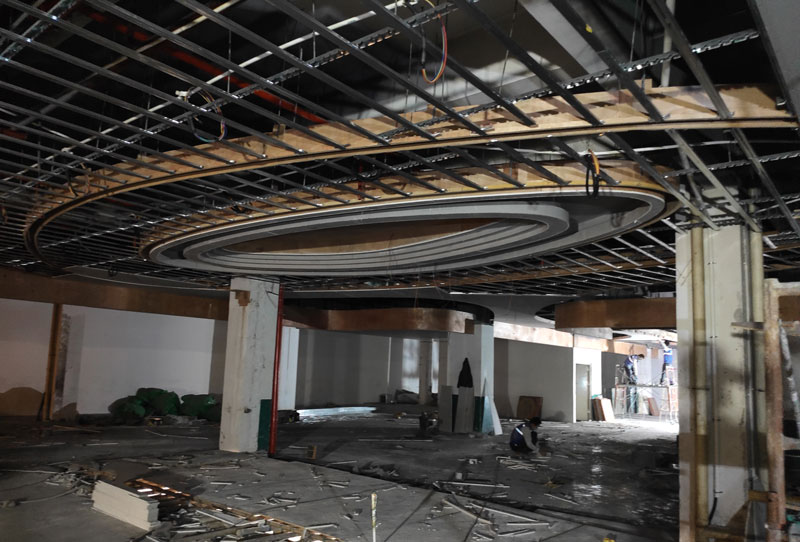 服务报道|盛世华茂,东莞凤岗店跟进施工,确保设计落实到位