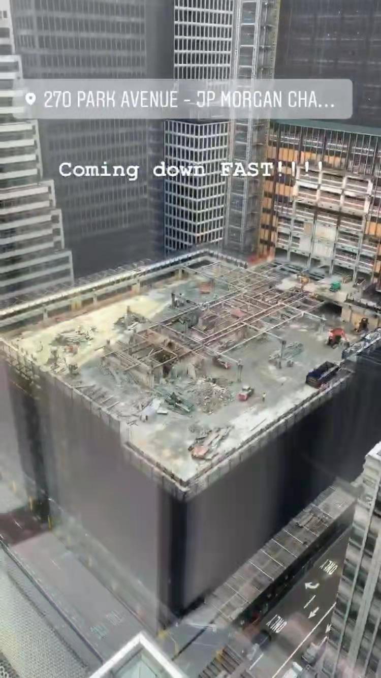 纽约摩根大通新总部建筑进程,摩根大通全球总部大厦结构图