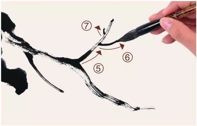 梅花枝干的构图及画法,梅花枝干应该怎么画国画