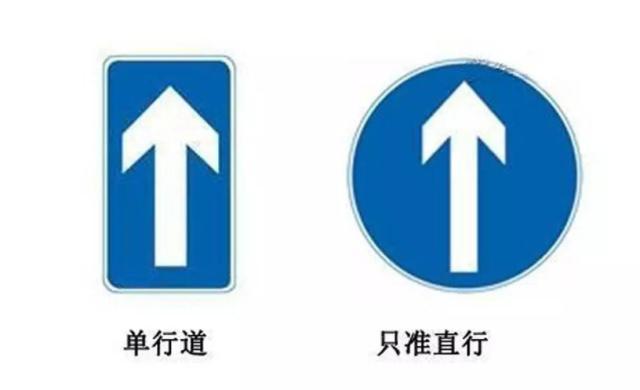 易混淆指示标志,科目一易混淆标志