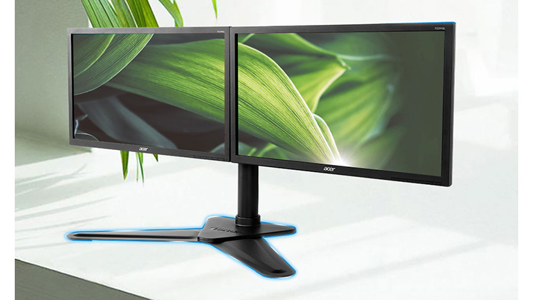 桌面多合一显示器支架,桌置式双屏支架