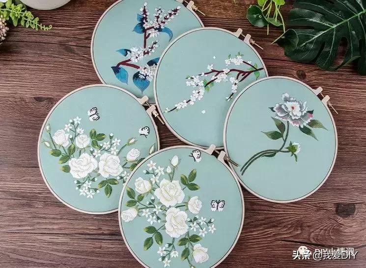 刺绣新手一步一步刺绣花,超详细的漂亮小花刺绣教程