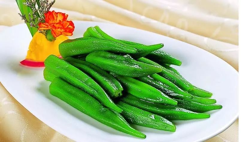 秋葵最营养最美味的吃法,秋葵非常有营养的菜