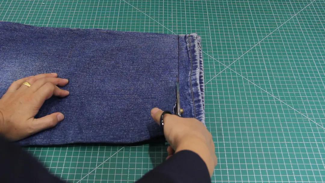 手工教学改裤脚,各种裤脚的缝制小妙招