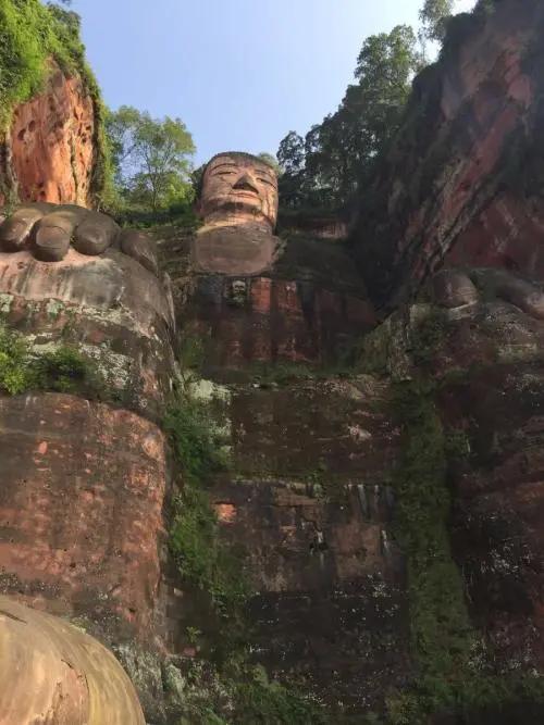 乐山大佛脚被水淹没奇观出现,乐山大佛再次被水淹没图片