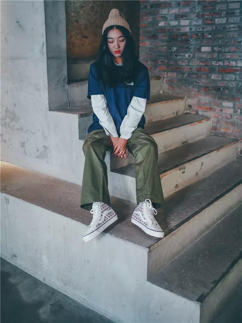 vans朋克熊猫,vans黑红熊猫