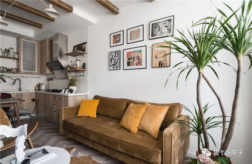 45㎡上海老公房，变鸡肋为宝藏，她家是小户型家装典范